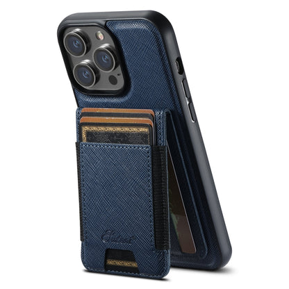Suteni H17 Cross Grain Leather MagSafe Detachable Wallet Phone Case, For iPhone 17 Pro Max, For iPhone 17 Pro, For iPhone 17, For iPhone Air, For iPhone 16 Pro Max, For iPhone 16 Pro, For iPhone 16 Plus, For iPhone 16, For iPhone 15 Pro Max            ...