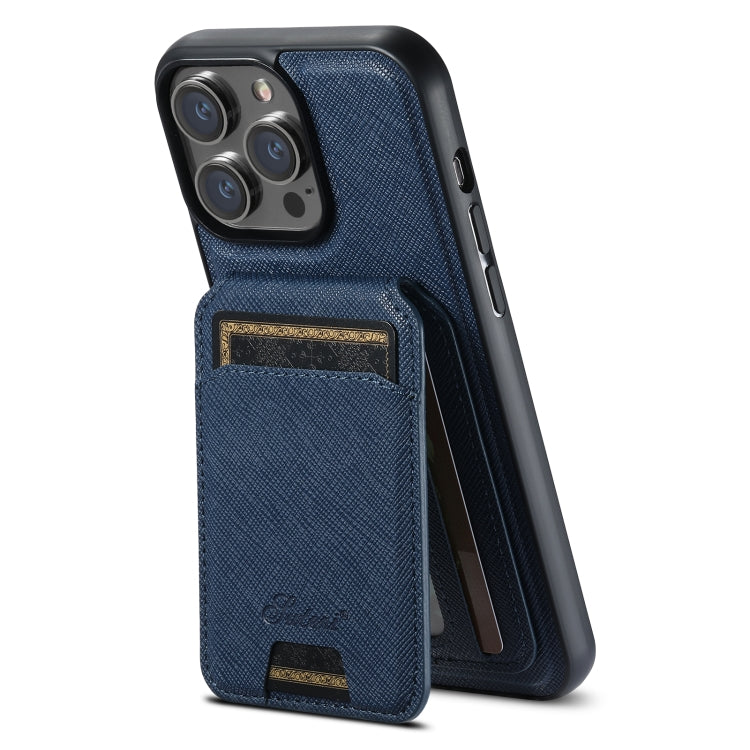 Suteni H18 Cross Grain MagSafe Wallet Leather Phone Case, For iPhone 17 Pro Max, For iPhone 17 Pro, For iPhone 17, For iPhone Air, For iPhone 16 Pro Max, For iPhone 16 Pro, For iPhone 16 Plus, For iPhone 16, For iPhone 15 Pro Max, For iPhone 15 Pro    ...