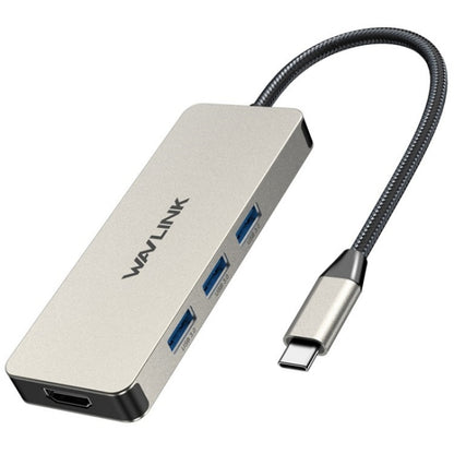 WAVLINK UHP3416 7-in-1 PD100W Charging SD / TF Card Reader 4K HD Type-C Docking Station, UHP3416