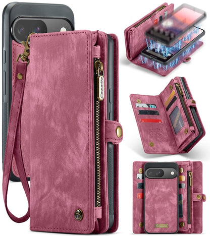 CaseMe 008 Detachable Multifunctional Leather Phone Case, For Google Pixel 11 Pro XL, For Google Pixel 11 / 11 Pro, For Google Pixel 10 Pro XL, For Google Pixel 10 / 10 Pro, For Google Pixel 9a, For Google Pixel 9 Pro XL, For Google Pixel 9 / 9 Pro