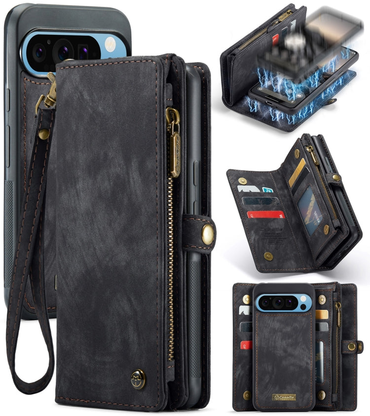 CaseMe 008 Detachable Multifunctional Leather Phone Case, For Google Pixel 11 Pro XL, For Google Pixel 11 / 11 Pro, For Google Pixel 10 Pro XL, For Google Pixel 10 / 10 Pro, For Google Pixel 9a, For Google Pixel 9 Pro XL, For Google Pixel 9 / 9 Pro