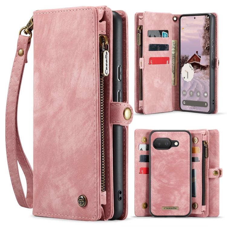 CaseMe 008 Detachable Multifunctional Leather Phone Case, For Google Pixel 11 Pro XL, For Google Pixel 11 / 11 Pro, For Google Pixel 10 Pro XL, For Google Pixel 10 / 10 Pro, For Google Pixel 9a, For Google Pixel 9 Pro XL, For Google Pixel 9 / 9 Pro