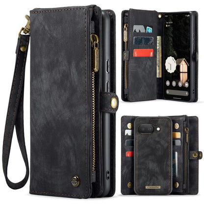 CaseMe 008 Detachable Multifunctional Leather Phone Case, For Google Pixel 11 Pro XL, For Google Pixel 11 / 11 Pro, For Google Pixel 10 Pro XL, For Google Pixel 10 / 10 Pro, For Google Pixel 9a, For Google Pixel 9 Pro XL, For Google Pixel 9 / 9 Pro