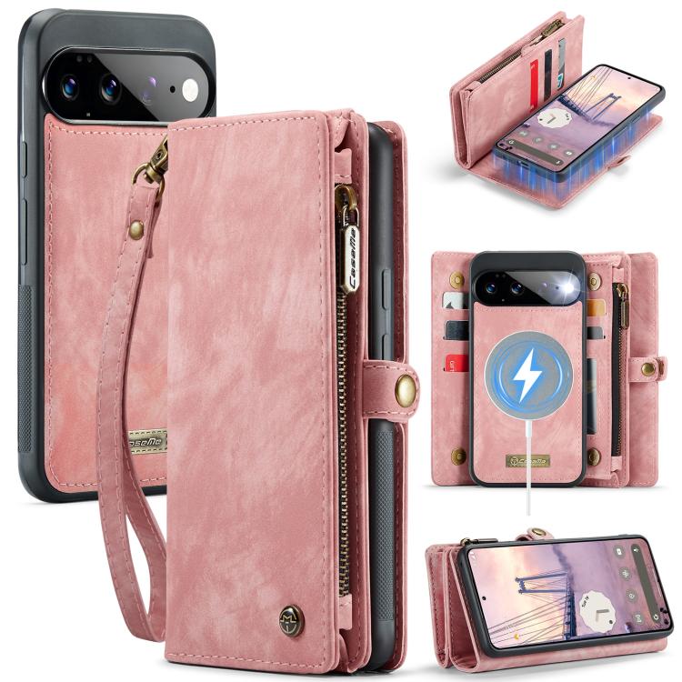 CaseMe 008 Detachable Multifunctional Leather Phone Case, For Google Pixel 11 Pro XL, For Google Pixel 11 / 11 Pro, For Google Pixel 10 Pro XL, For Google Pixel 10 / 10 Pro, For Google Pixel 9a, For Google Pixel 9 Pro XL, For Google Pixel 9 / 9 Pro