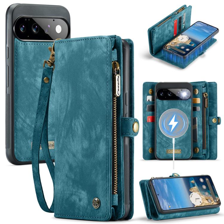 CaseMe 008 Detachable Multifunctional Leather Phone Case, For Google Pixel 11 Pro XL, For Google Pixel 11 / 11 Pro, For Google Pixel 10 Pro XL, For Google Pixel 10 / 10 Pro, For Google Pixel 9a, For Google Pixel 9 Pro XL, For Google Pixel 9 / 9 Pro