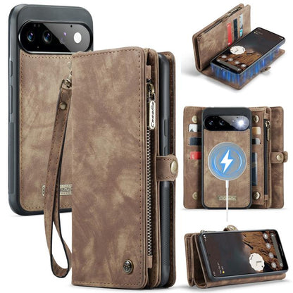 CaseMe 008 Detachable Multifunctional Leather Phone Case, For Google Pixel 11 Pro XL, For Google Pixel 11 / 11 Pro, For Google Pixel 10 Pro XL, For Google Pixel 10 / 10 Pro, For Google Pixel 9a, For Google Pixel 9 Pro XL, For Google Pixel 9 / 9 Pro
