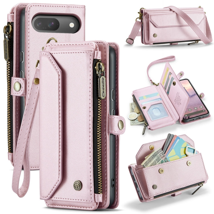 CaseMe C36 Card Slots Zipper Wallet RFID Anti-theft Leather Phone Case, For Google Pixel 11 Pro XL, For Google Pixel 11 / 11 Pro, For Google Pixel  10a, For Google Pixel 9 Pro XL / 10 Pro XL, For Google  Pixel 10 / 10 Pro / 9, For Google Pixel 9a
