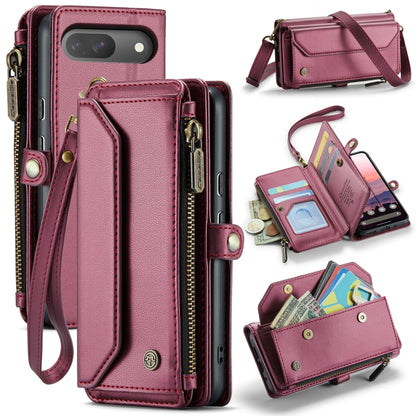 CaseMe C36 Card Slots Zipper Wallet RFID Anti-theft Leather Phone Case, For Google Pixel 11 Pro XL, For Google Pixel 11 / 11 Pro, For Google Pixel  10a, For Google Pixel 9 Pro XL / 10 Pro XL, For Google  Pixel 10 / 10 Pro / 9, For Google Pixel 9a