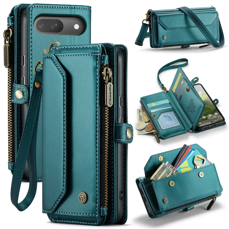 CaseMe C36 Card Slots Zipper Wallet RFID Anti-theft Leather Phone Case, For Google Pixel 11 Pro XL, For Google Pixel 11 / 11 Pro, For Google Pixel  10a, For Google Pixel 9 Pro XL / 10 Pro XL, For Google  Pixel 10 / 10 Pro / 9, For Google Pixel 9a