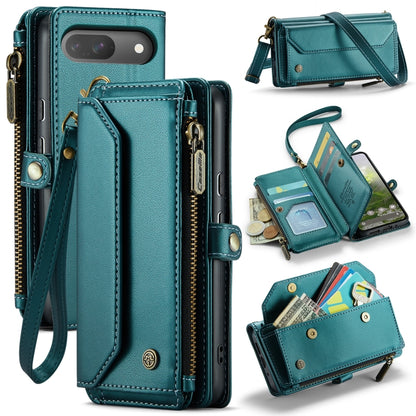 CaseMe C36 Card Slots Zipper Wallet RFID Anti-theft Leather Phone Case, For Google Pixel 11 Pro XL, For Google Pixel 11 / 11 Pro, For Google Pixel  10a, For Google Pixel 9 Pro XL / 10 Pro XL, For Google  Pixel 10 / 10 Pro / 9, For Google Pixel 9a