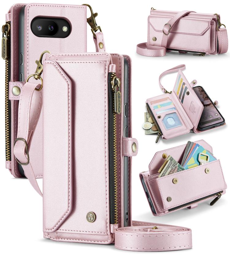 CaseMe C36 Card Slots Zipper Wallet RFID Anti-theft Leather Phone Case, For Google Pixel 11 Pro XL, For Google Pixel 11 / 11 Pro, For Google Pixel  10a, For Google Pixel 9 Pro XL / 10 Pro XL, For Google  Pixel 10 / 10 Pro / 9, For Google Pixel 9a