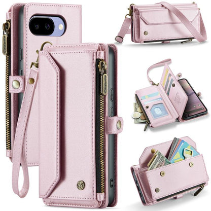 CaseMe C36 Card Slots Zipper Wallet RFID Anti-theft Leather Phone Case, For Google Pixel 11 Pro XL, For Google Pixel 11 / 11 Pro, For Google Pixel  10a, For Google Pixel 9 Pro XL / 10 Pro XL, For Google  Pixel 10 / 10 Pro / 9, For Google Pixel 9a