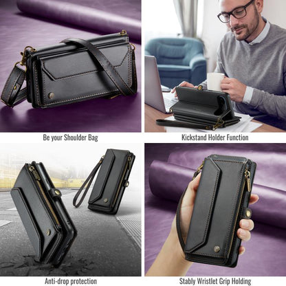 CaseMe C36 Card Slots Zipper Wallet RFID Anti-theft Leather Phone Case, For Google Pixel 11 Pro XL, For Google Pixel 11 / 11 Pro, For Google Pixel  10a, For Google Pixel 9 Pro XL / 10 Pro XL, For Google  Pixel 10 / 10 Pro / 9, For Google Pixel 9a