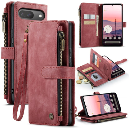 CaseMe C30 Card Slots Zipper Wallet Leather Phone Case, For Google Pixel 11 / 11 Pro, For Google Pixel 10a, For Google Pixel 9 Pro XL / 10 Pro XL, For Google Pixel 10 / 10 Pro / 9, For Google Pixel 9a, For Google Pixel 11 Pro XL
