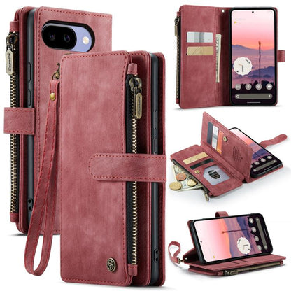 CaseMe C30 Card Slots Zipper Wallet Leather Phone Case, For Google Pixel 11 / 11 Pro, For Google Pixel 10a, For Google Pixel 9 Pro XL / 10 Pro XL, For Google Pixel 10 / 10 Pro / 9, For Google Pixel 9a, For Google Pixel 11 Pro XL