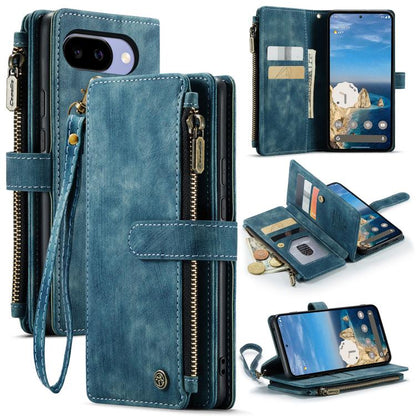 CaseMe C30 Card Slots Zipper Wallet Leather Phone Case, For Google Pixel 11 / 11 Pro, For Google Pixel 10a, For Google Pixel 9 Pro XL / 10 Pro XL, For Google Pixel 10 / 10 Pro / 9, For Google Pixel 9a, For Google Pixel 11 Pro XL