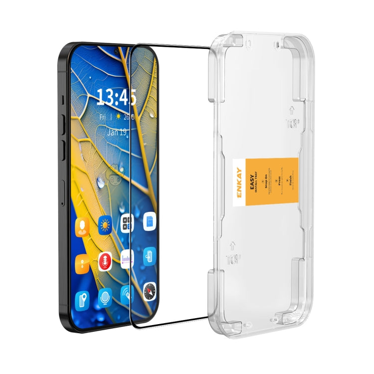 ENKAY Easy Install High Alumina Silicon Full Glass Film, For Tecno Spark 30C