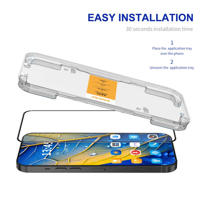 ENKAY Easy Install High Alumina Silicon Full Glass Film, For Tecno Spark 30C