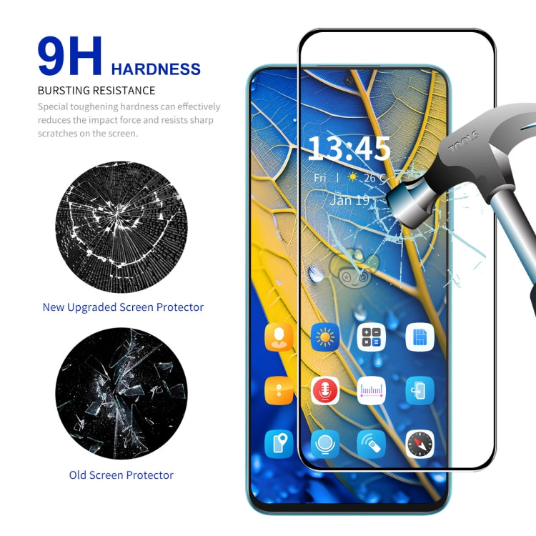 ENKAY Easy Install High Alumina Silicon Full Glass Film, For Tecno Spark 30C