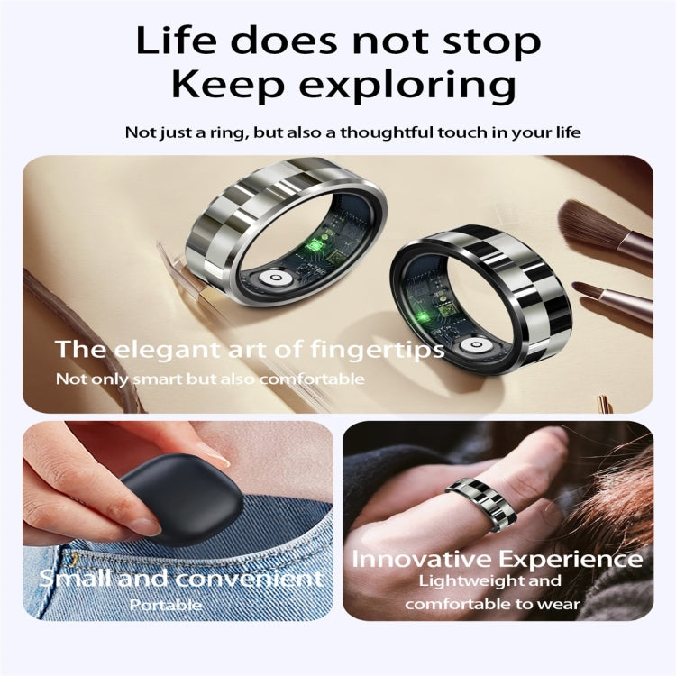 R9 SIZE 10 Smart Ring, Support Health Monitoring / Gesture Control / Somatosensory Games