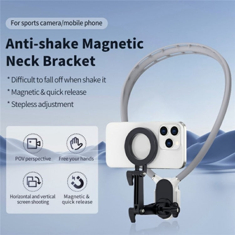 SX-P05 Magnetic Collar Phone Clamp Bracket POV View Mount