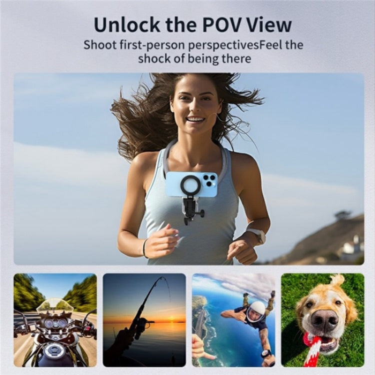 SX-P05 Magnetic Collar Phone Clamp Bracket POV View Mount