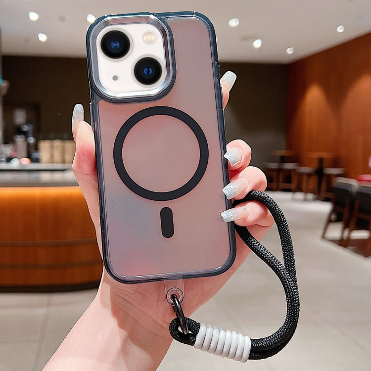 Bright Shadow  Magsafe Discoloration Phone Case with Wrist Strap