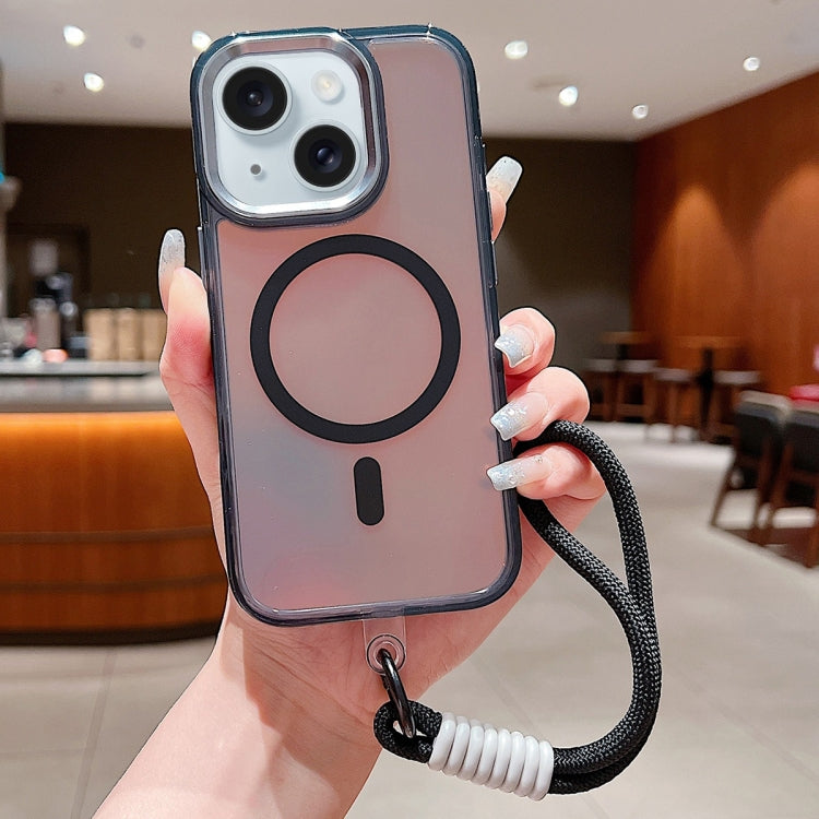 Bright Shadow  Magsafe Discoloration Phone Case with Wrist Strap