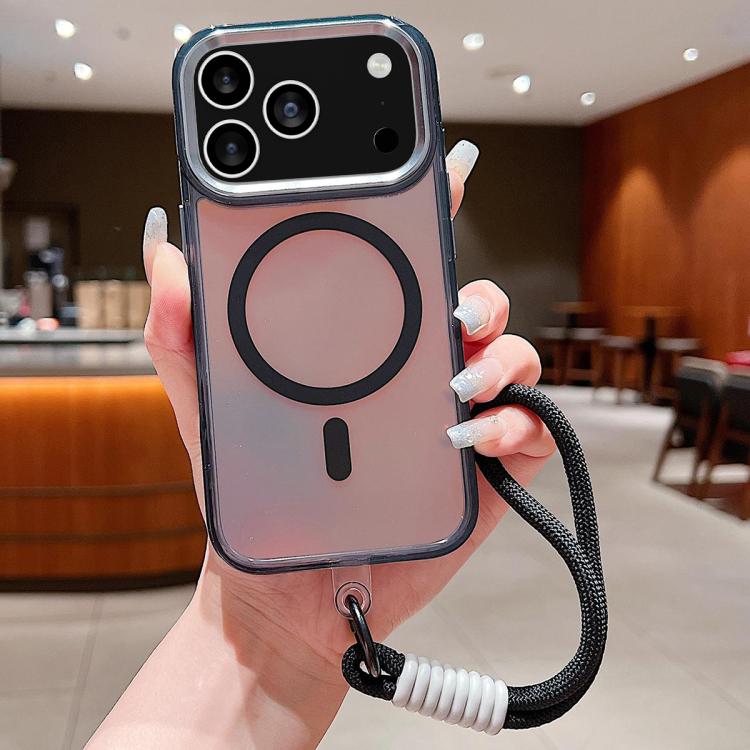 Bright Shadow  Magsafe Discoloration Phone Case with Wrist Strap, For iPhone 17 Pro Max, For iPhone 17 Pro, For iPhone 17, For iPhone Air, For iPhone 16 Pro Max, For iPhone 16 Pro, For iPhone 16 Plus, For iPhone 16, For iPhone 15 Pro Max               ...