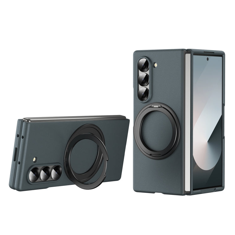 Thunderbolt 360 Rotating Holder Shockproof Phone Case, For Galaxy Z Fold8 Ultra 5G, For Galaxy Z Fold7, For Galaxy Z Fold6, For Galaxy Z Fold5 5G, For Galaxy Z Fold4, For Galaxy Z Fold3