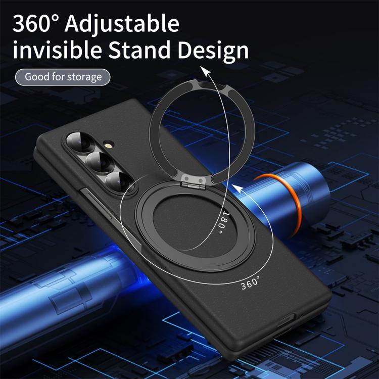 Thunderbolt 360 Rotating Holder Shockproof Phone Case, For Galaxy Z Fold8 Ultra 5G, For Galaxy Z Fold7, For Galaxy Z Fold6, For Galaxy Z Fold5 5G, For Galaxy Z Fold4, For Galaxy Z Fold3