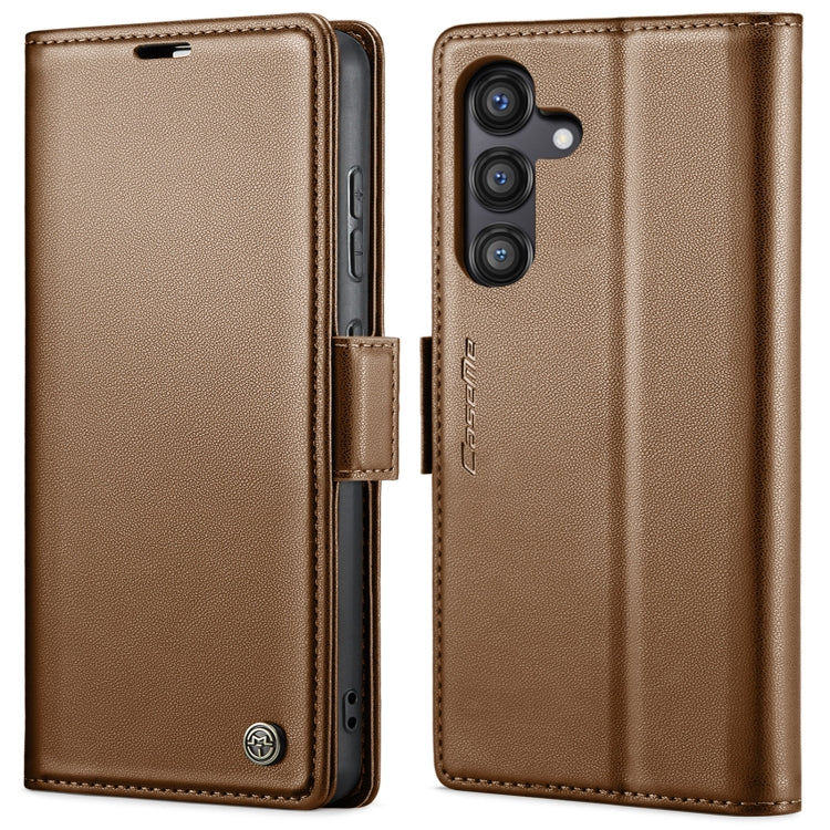 CaseMe 023 Butterfly Buckle Litchi Texture RFID Anti-theft Leather Phone Case, For Samsung Galaxy S26+ 5G, For Samsung Galaxy S26 Ultra 5G, For Samsung Galaxy S26 5G, For Samsung Galaxy Z Flip7 FE, For Samsung Galaxy S25 FE 5G, For Samsung Galaxy Z Fol...