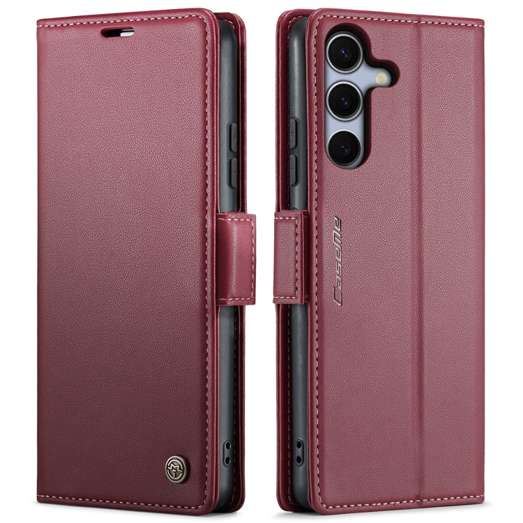 CaseMe 023 Butterfly Buckle Litchi Texture RFID Anti-theft Leather Phone Case, For Samsung Galaxy S26+ 5G, For Samsung Galaxy S26 Ultra 5G, For Samsung Galaxy S26 5G, For Samsung Galaxy Z Flip7 FE, For Samsung Galaxy S25 FE 5G, For Samsung Galaxy Z Fol...