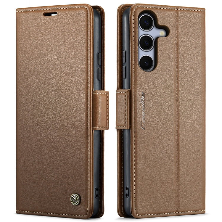 CaseMe 023 Butterfly Buckle Litchi Texture RFID Anti-theft Leather Phone Case, For Samsung Galaxy S26+ 5G, For Samsung Galaxy S26 Ultra 5G, For Samsung Galaxy S26 5G, For Samsung Galaxy Z Flip7 FE, For Samsung Galaxy S25 FE 5G, For Samsung Galaxy Z Fol...