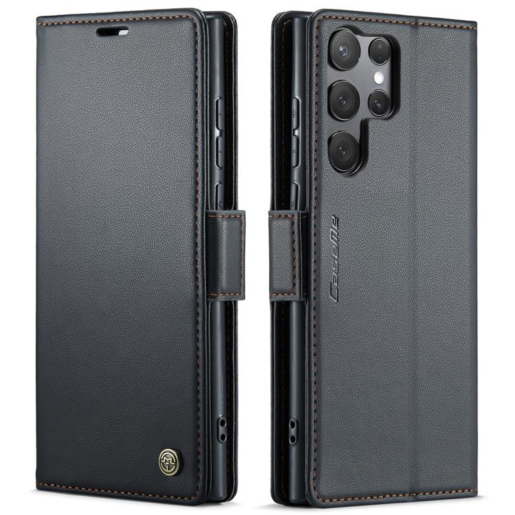 CaseMe 023 Butterfly Buckle Litchi Texture RFID Anti-theft Leather Phone Case, For Samsung Galaxy S26+ 5G, For Samsung Galaxy S26 Ultra 5G, For Samsung Galaxy S26 5G, For Samsung Galaxy Z Flip7 FE, For Samsung Galaxy S25 FE 5G, For Samsung Galaxy Z Fol...