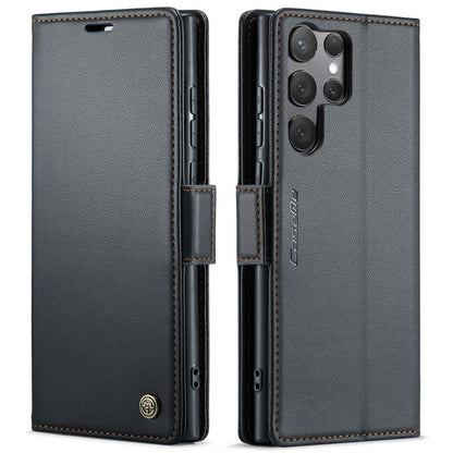 CaseMe 023 Butterfly Buckle Litchi Texture RFID Anti-theft Leather Phone Case, For Samsung Galaxy S26+ 5G, For Samsung Galaxy S26 Ultra 5G, For Samsung Galaxy S26 5G, For Samsung Galaxy Z Flip7 FE, For Samsung Galaxy S25 FE 5G, For Samsung Galaxy Z Fol...