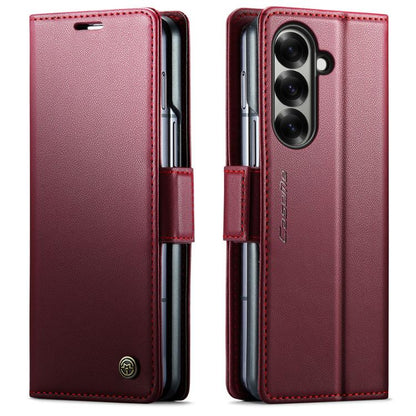 CaseMe 023 Butterfly Buckle Litchi Texture RFID Anti-theft Leather Phone Case, For Galaxy A17 / A18, For Galaxy S26 FE 5G, For Galaxy S26+ 5G, For Galaxy S26 Ultra 5G, For Galaxy S26 5G, For Galaxy A57 5G, For Galaxy A37 5G, For Galaxy A27 5G          ...