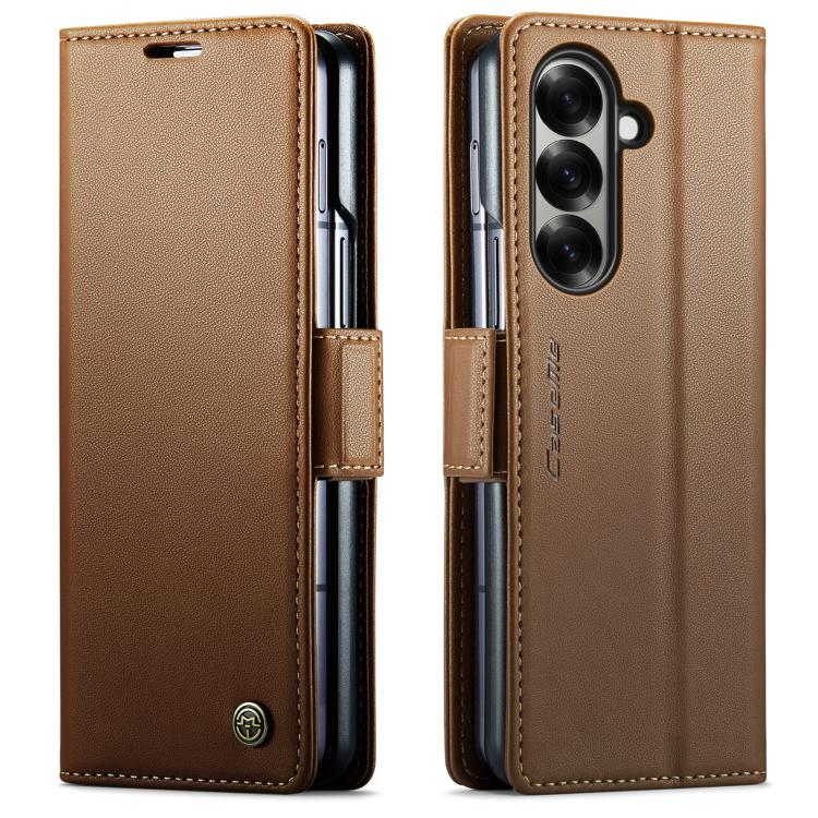CaseMe 023 Butterfly Buckle Litchi Texture RFID Anti-theft Leather Phone Case, For Samsung Galaxy S26+ 5G, For Samsung Galaxy S26 Ultra 5G, For Samsung Galaxy S26 5G, For Samsung Galaxy Z Flip7 FE, For Samsung Galaxy S25 FE 5G, For Samsung Galaxy Z Fol...