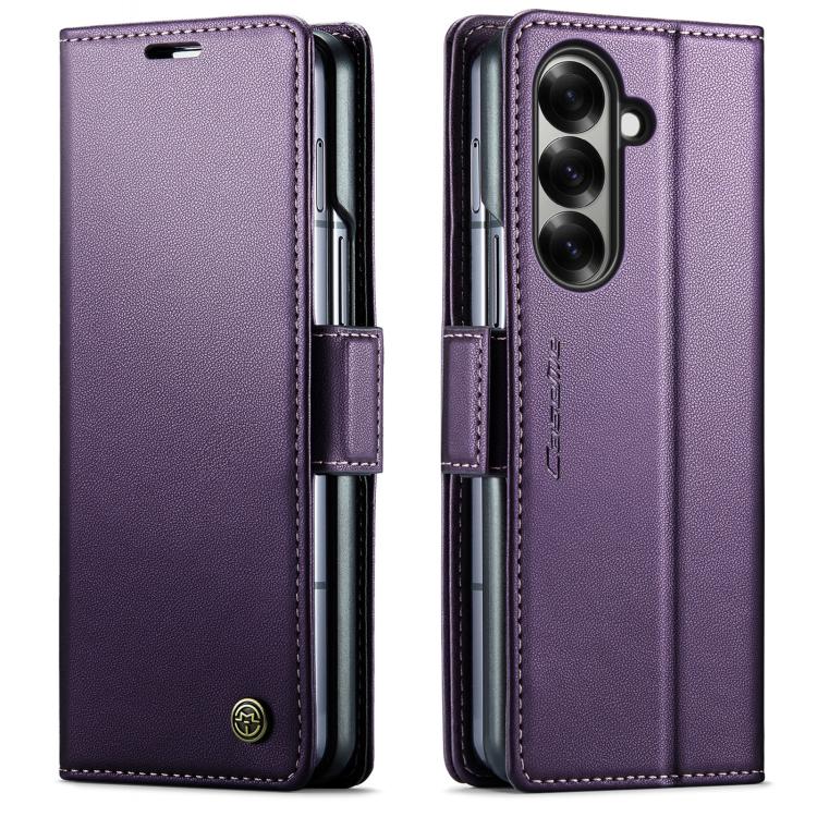 CaseMe 023 Butterfly Buckle Litchi Texture RFID Anti-theft Leather Phone Case, For Samsung Galaxy S26+ 5G, For Samsung Galaxy S26 Ultra 5G, For Samsung Galaxy S26 5G, For Samsung Galaxy Z Flip7 FE, For Samsung Galaxy S25 FE 5G, For Samsung Galaxy Z Fol...