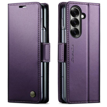 CaseMe 023 Butterfly Buckle Litchi Texture RFID Anti-theft Leather Phone Case, For Samsung Galaxy S26+ 5G, For Samsung Galaxy S26 Ultra 5G, For Samsung Galaxy S26 5G, For Samsung Galaxy Z Flip7 FE, For Samsung Galaxy S25 FE 5G, For Samsung Galaxy Z Fol...
