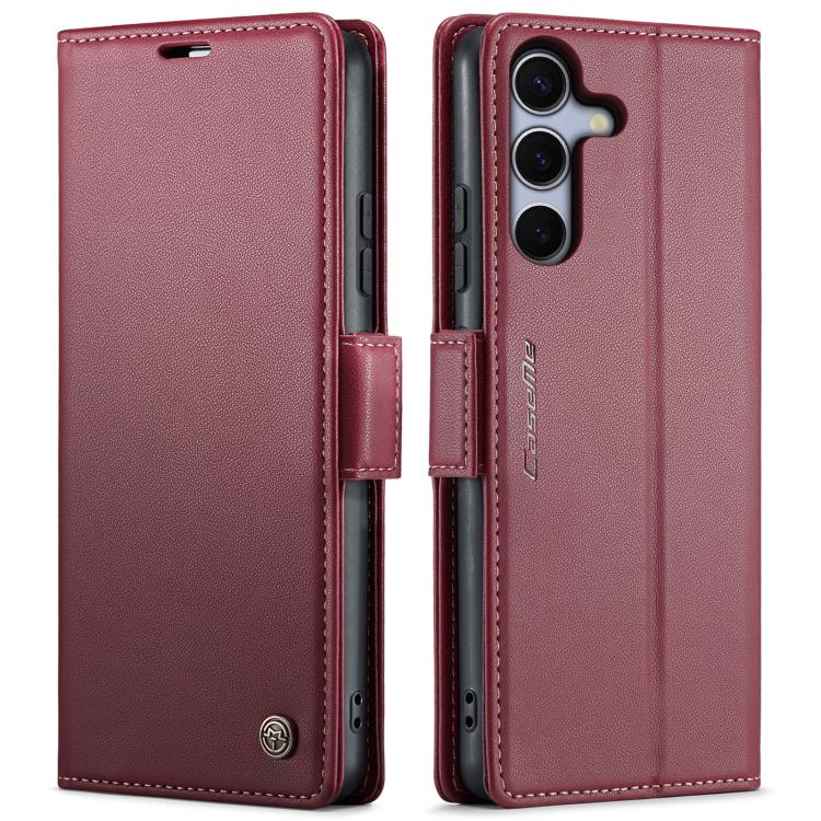 CaseMe 023 Butterfly Buckle Litchi Texture RFID Anti-theft Leather Phone Case, For Galaxy A17 / A18, For Galaxy S26 FE 5G, For Galaxy S26+ 5G, For Galaxy S26 Ultra 5G, For Galaxy S26 5G, For Galaxy A57 5G, For Galaxy A37 5G, For Galaxy A27 5G          ...
