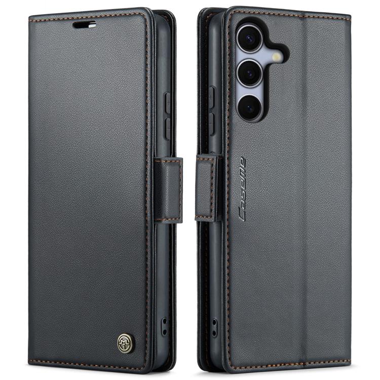 CaseMe 023 Butterfly Buckle Litchi Texture RFID Anti-theft Leather Phone Case, For Galaxy A17 / A18, For Galaxy S26 FE 5G, For Galaxy S26+ 5G, For Galaxy S26 Ultra 5G, For Galaxy S26 5G, For Galaxy A57 5G, For Galaxy A37 5G, For Galaxy A27 5G          ...