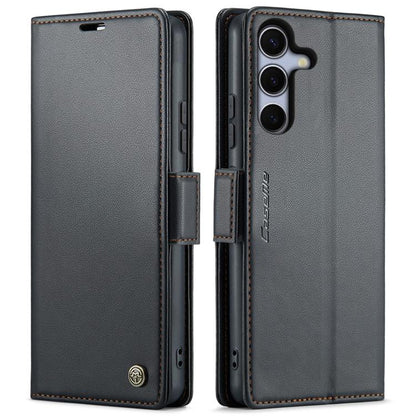 CaseMe 023 Butterfly Buckle Litchi Texture RFID Anti-theft Leather Phone Case, For Galaxy A17 / A18, For Galaxy S26 FE 5G, For Galaxy S26+ 5G, For Galaxy S26 Ultra 5G, For Galaxy S26 5G, For Galaxy A57 5G, For Galaxy A37 5G, For Galaxy A27 5G          ...