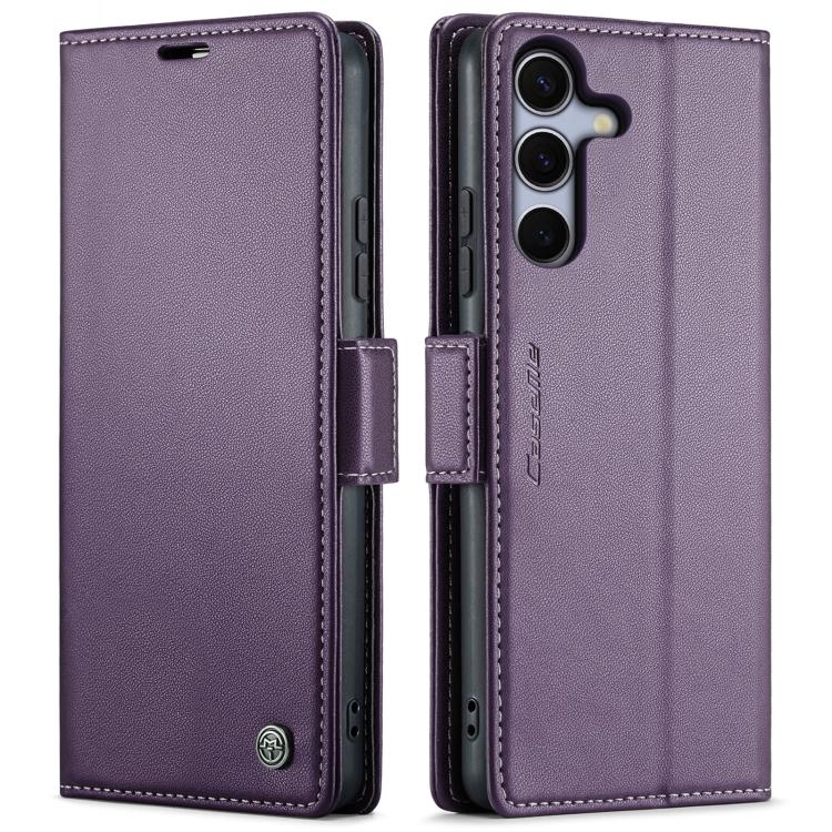 CaseMe 023 Butterfly Buckle Litchi Texture RFID Anti-theft Leather Phone Case, For Galaxy A17 / A18, For Galaxy S26 FE 5G, For Galaxy S26+ 5G, For Galaxy S26 Ultra 5G, For Galaxy S26 5G, For Galaxy A57 5G, For Galaxy A37 5G, For Galaxy A27 5G          ...