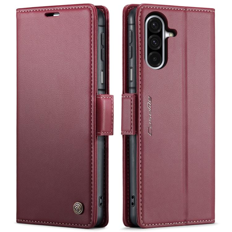 CaseMe 023 Butterfly Buckle Litchi Texture RFID Anti-theft Leather Phone Case, For Samsung Galaxy S26+ 5G, For Samsung Galaxy S26 Ultra 5G, For Samsung Galaxy S26 5G, For Samsung Galaxy Z Flip7 FE, For Samsung Galaxy S25 FE 5G, For Samsung Galaxy Z Fol...