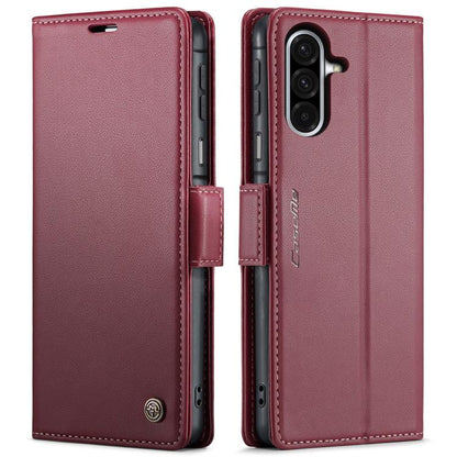 CaseMe 023 Butterfly Buckle Litchi Texture RFID Anti-theft Leather Phone Case, For Samsung Galaxy S26+ 5G, For Samsung Galaxy S26 Ultra 5G, For Samsung Galaxy S26 5G, For Samsung Galaxy Z Flip7 FE, For Samsung Galaxy S25 FE 5G, For Samsung Galaxy Z Fol...