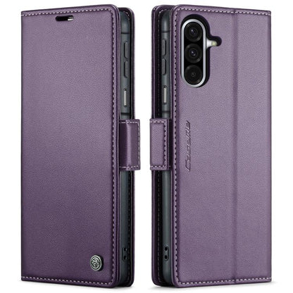 CaseMe 023 Butterfly Buckle Litchi Texture RFID Anti-theft Leather Phone Case, For Samsung Galaxy S26+ 5G, For Samsung Galaxy S26 Ultra 5G, For Samsung Galaxy S26 5G, For Samsung Galaxy Z Flip7 FE, For Samsung Galaxy S25 FE 5G, For Samsung Galaxy Z Fol...