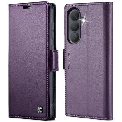 CaseMe 023 Butterfly Buckle Litchi Texture RFID Anti-theft Leather Phone Case, For Galaxy A17 / A18, For Galaxy S26 FE 5G, For Galaxy S26+ 5G, For Galaxy S26 Ultra 5G, For Galaxy S26 5G, For Galaxy A57 5G, For Galaxy A37 5G, For Galaxy A27 5G          ...