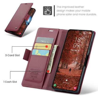 CaseMe 023 Butterfly Buckle Litchi Texture RFID Anti-theft Leather Phone Case, For Samsung Galaxy S26+ 5G, For Samsung Galaxy S26 Ultra 5G, For Samsung Galaxy S26 5G, For Samsung Galaxy Z Flip7 FE, For Samsung Galaxy S25 FE 5G, For Samsung Galaxy Z Fol...