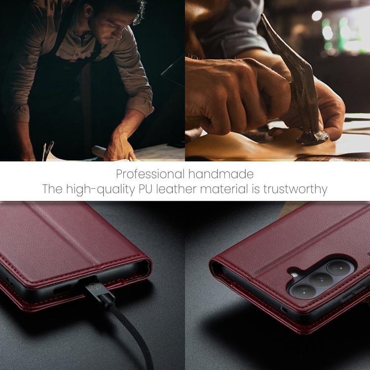 CaseMe 023 Butterfly Buckle Litchi Texture RFID Anti-theft Leather Phone Case, For Samsung Galaxy S26+ 5G, For Samsung Galaxy S26 Ultra 5G, For Samsung Galaxy S26 5G, For Samsung Galaxy Z Flip7 FE, For Samsung Galaxy S25 FE 5G, For Samsung Galaxy Z Fol...